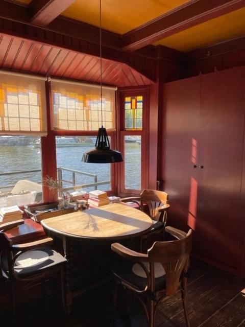 Houseboat Amstel River Studio Amesterdão Exterior foto